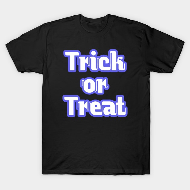 Trick or Treat Halloween Design T-Shirt by Craft With Me